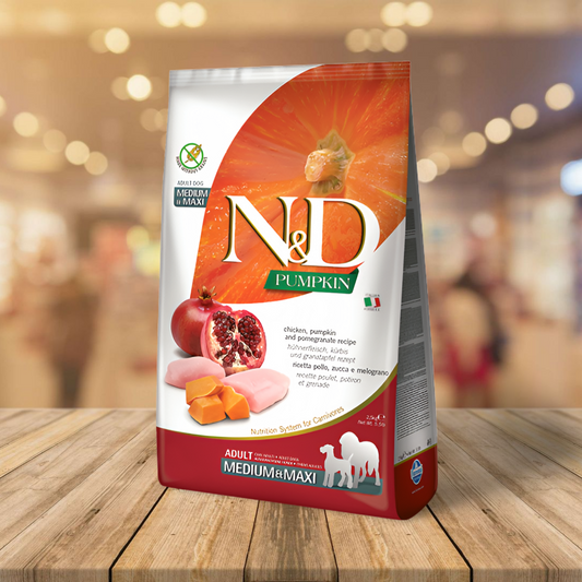 Farmina - N&D Pumpkin Chicken Adult Medi/ Maxi