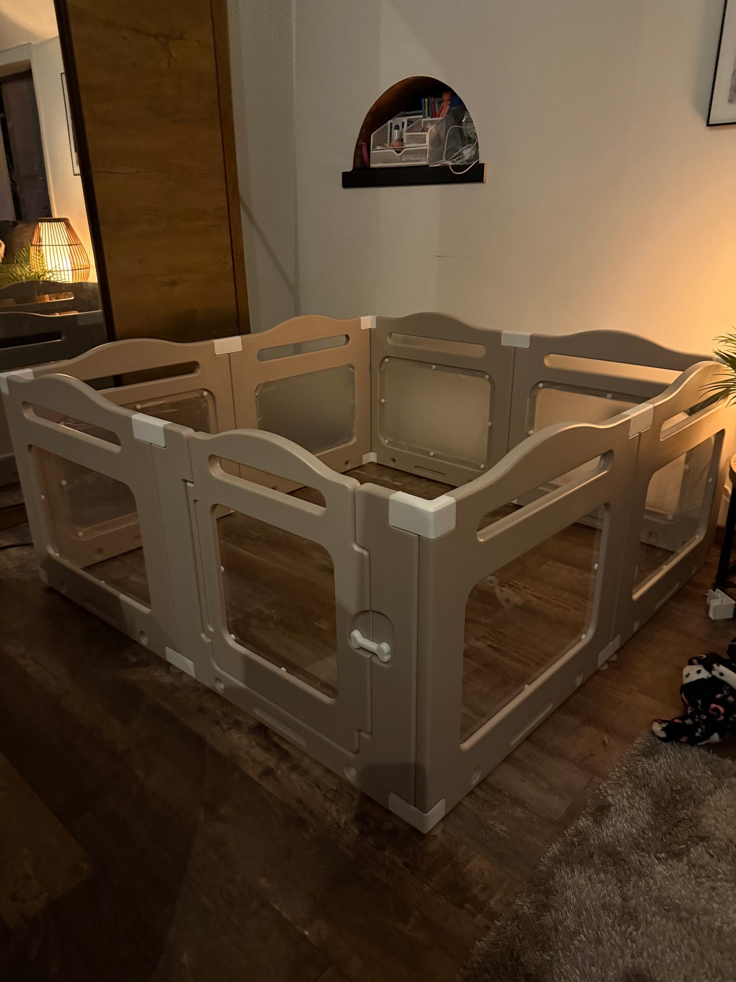 Puppyren Transparant Acryl - 60cm Hoog - 7+1 Panelen