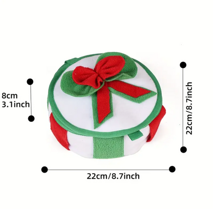 Interactief Kerst Hondenspeelgoed Geschenkdoos met Puzzelspel