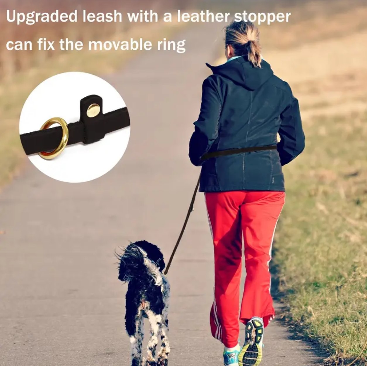 Dubbele Hondenriem – Handenvrij Trainingslijn met Duurzame Messing Draaiklem