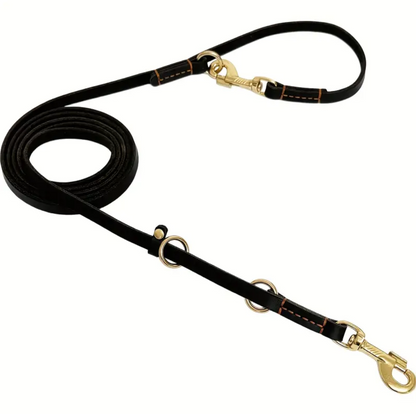 Dubbele Hondenriem – Handenvrij Trainingslijn met Duurzame Messing Draaiklem