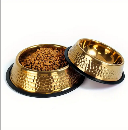 RVS Hondenbak met Antislip Basis