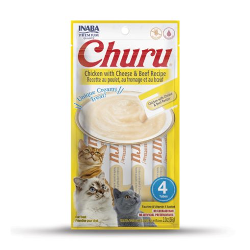 Inaba - Churu Beef with Cheese 12 Pack = 48 Tubes