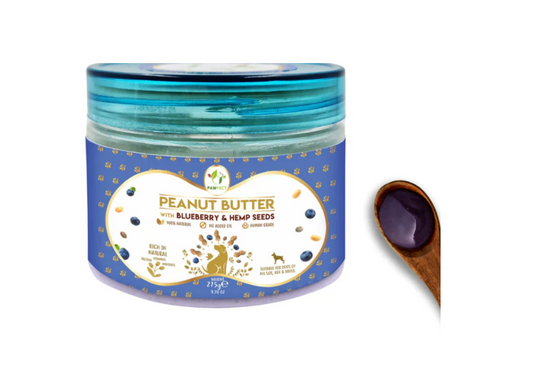 Pawfect - Peanut Butter  with Blueberry & Hemp Seeds