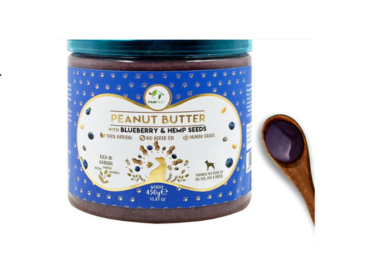 Pawfect - Peanut Butter  with Blueberry & Hemp Seeds