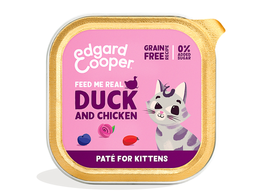 Edgard & Cooper - Free-run duck and chicken paté for kittens