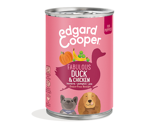 Edgard & Cooper - Puppy Duck & Chicken with banana, mango & pea
