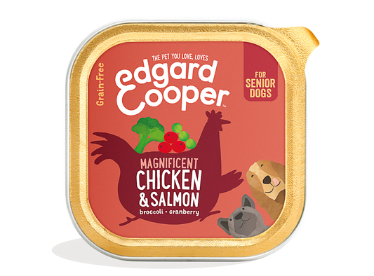 Edgard & Cooper - Senior Chicken & Salmon with broccoli, cranberry & pea