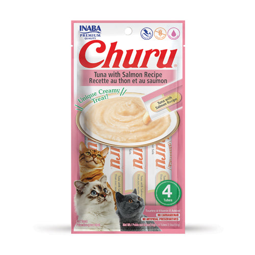 Inaba - Churu Salmon with Tuna 12 Pack = 48 Tubes