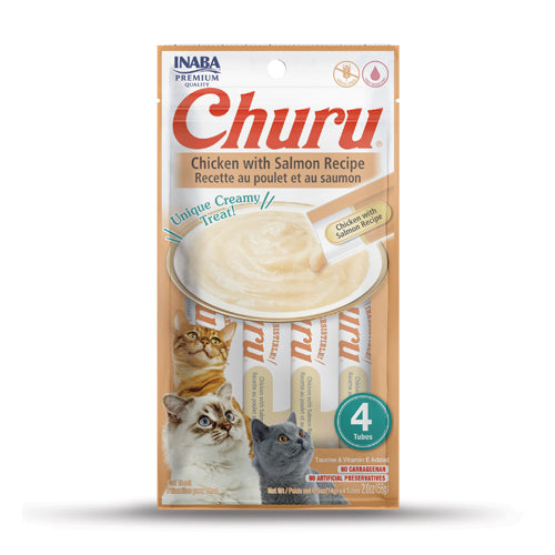 Inaba - Churu Salmon with Chicken 12 Pack = 48 Tubes