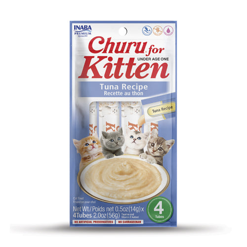 Iniba - Churu for Kitten Tuna Recipe 4 tubes