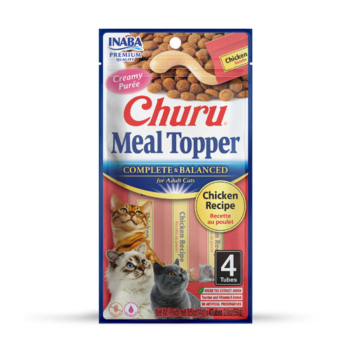 Inaba - Meal Topper Chicken 12 Pack = 48 Tubes