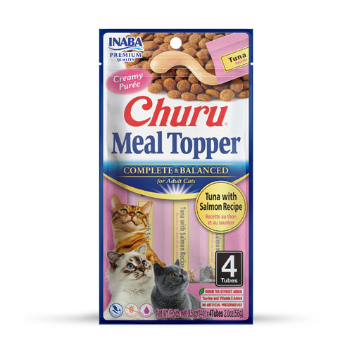 Inaba - Meal Topper Tuna with Salmon 12 Pack = 48 Tubes