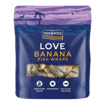 Fish4Dogs - Love Banana Fish Wraps