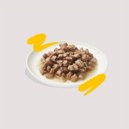 Edgard & Cooper - Senior Free-Run Chicken and Turkey chunks in sauce