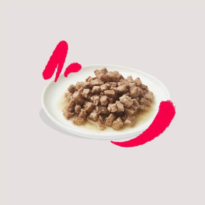 Edgard & Cooper – Senior Free-Run Chicken and Turkey Chuncks in Sauce