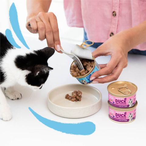 Edgard & Cooper - Kittens Free-run Duck and Chicken chunks in sauce