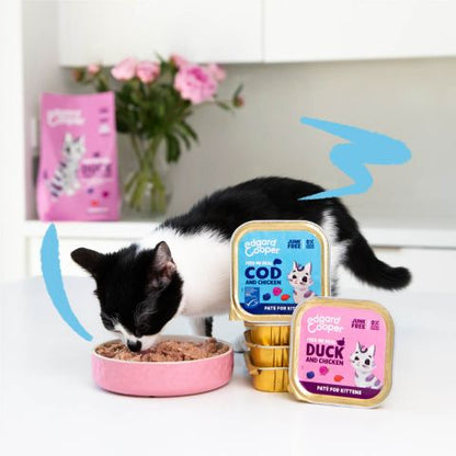 Edgard & Cooper - MSC Cod and Free-Run Chicken paté for kittens - Dierenshop Lady