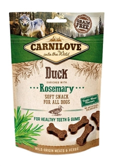 Carnilove Soft Snack Eend / Rozemarijn 200 gr