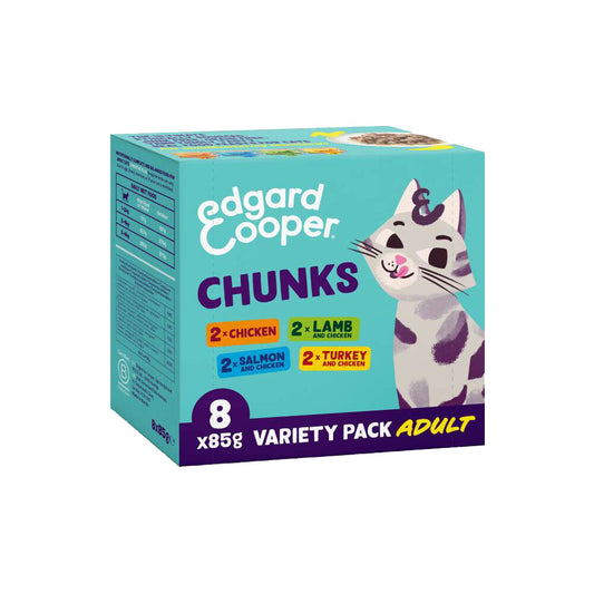 Edgard & Cooper - Multipack Chuncks in sauce 8x85  gr