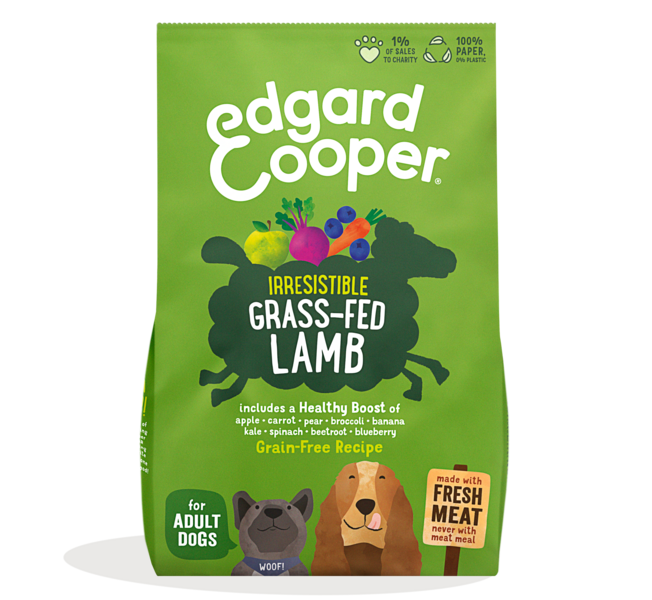 Edgard & Cooper - Adult Fresh Grass-Fed Lamb with apple, carrot, beetroot & blueberry