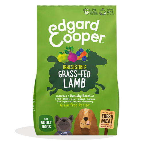 Edgard & Cooper - Adult Fresh Grass-Fed Lamb with apple, carrot, beetroot & blueberry