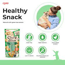 Inaba - Bites Chicken Wraps Tuna 3 Tubes - Dierenshop Lady