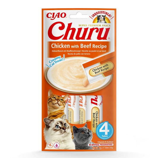 Inaba - Churu Chicken with Beef 12 Pack = 48 Tubes