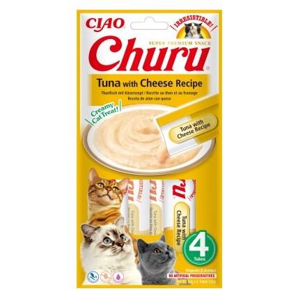 Inaba - Churu Tuna with Cheese 12 Pack = 48 Tubes