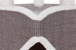 TRIXIE CAT TOWER ARMA GRIJS / WIT 54X54X98 CM - Dierenshop Lady