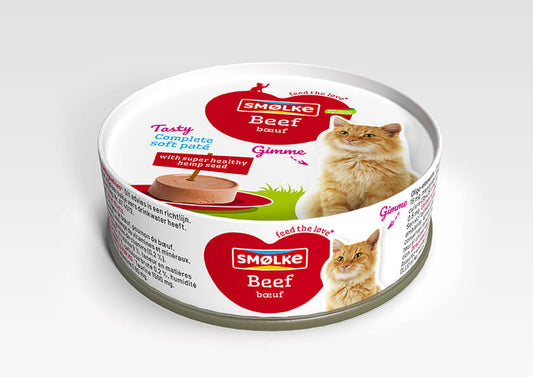 Smølke - Soft Paté Beef 24 x 80gr