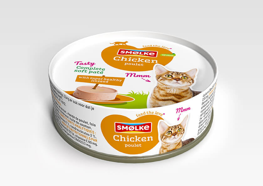 Smølke - Soft Paté Chicken 24 x 80gr
