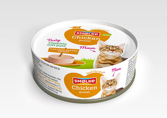 Smølke - Soft Paté Chicken 24 x 80gr