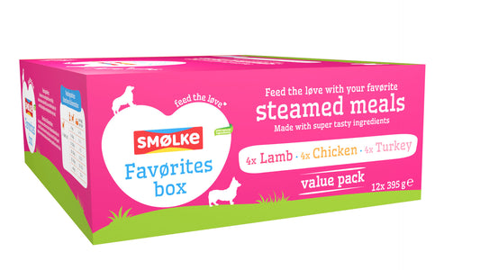 Smølke - Vers Gestoomd Multipack Favørites Box 12 x 395gr