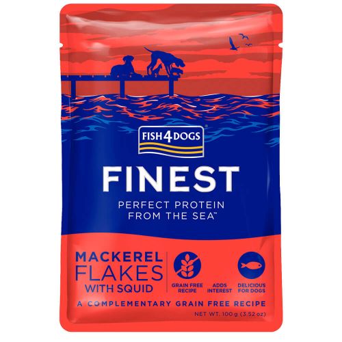 Fish4Dogs - Mackerel Flakes with Squid