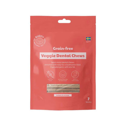 BUDDY - Grain-Free Veggie Dental Chews - M - Dierenshop Lady