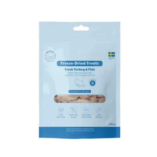 BUDDY - Freeze Dried Treats Turkey & Fish