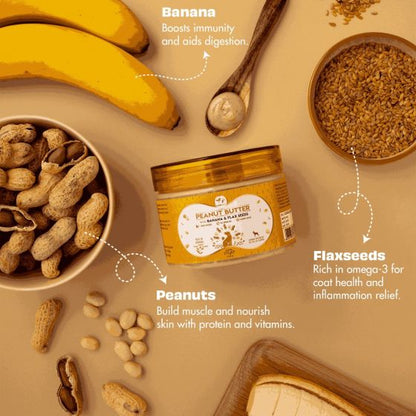Pawfect - Peanut Butter Banana & Flaxseeds