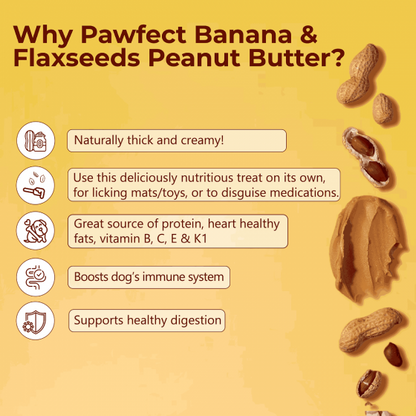 Pawfect - Peanut Butter Banana & Flaxseeds