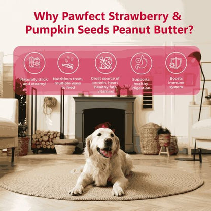 Pawfect - Peanut Butter Strawberry & Pumpkin seeds
