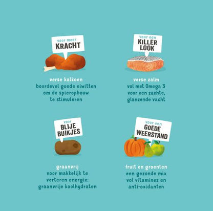 Edgard & Cooper - Puppy Fresh Atlantic Salmon & Free-run Turkey with pear, pumpkin, and apple - Dierenshop Lady