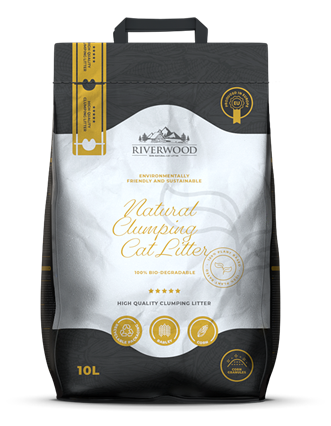 Riverwood - Corn Natural Clumping Cat Litter 10L - Dierenshop Lady