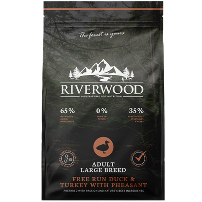 Riverwood - Adult Large Breed Duck/Turkey/Pheasant - Dierenshop Lady
