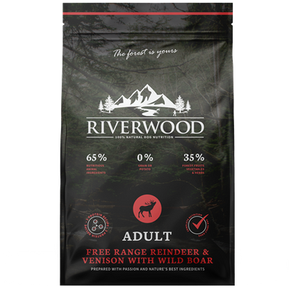 Riverwood - Adult Reindeer/Venison/Wild Boar - Dierenshop Lady