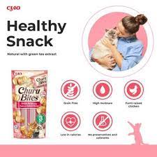 Inaba - Bites Chicken Wraps Tuna with Salmon 12 pack = 36 Tubes