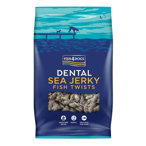 Fish4Dogs - Dental Sea Jerky Fish Twist