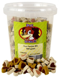 Petsnack Duo Hartjes Mix 500 gr