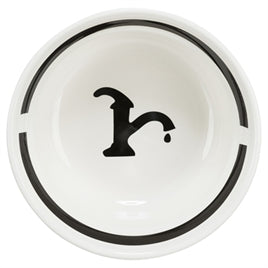 Trixie Drinkbak Kermamiek Zwart/Wit 250 ml