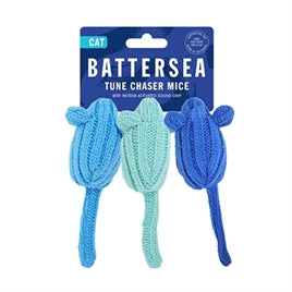 Battersea Tune Chaser Muizen Blauw / Groen 3 stuks