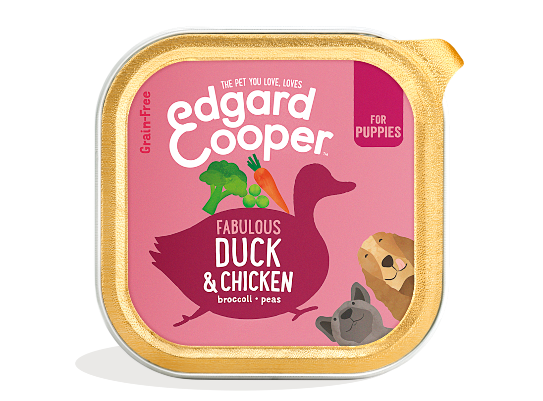 Edgard & Cooper - Puppy Duck & Chicken with broccoli, carrot & pumpkin